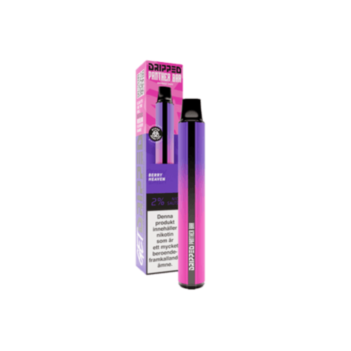 Dripped panther bar | Engångs Vape | 20mg/ml panther-bar-berry-heaven-vapespecialisten