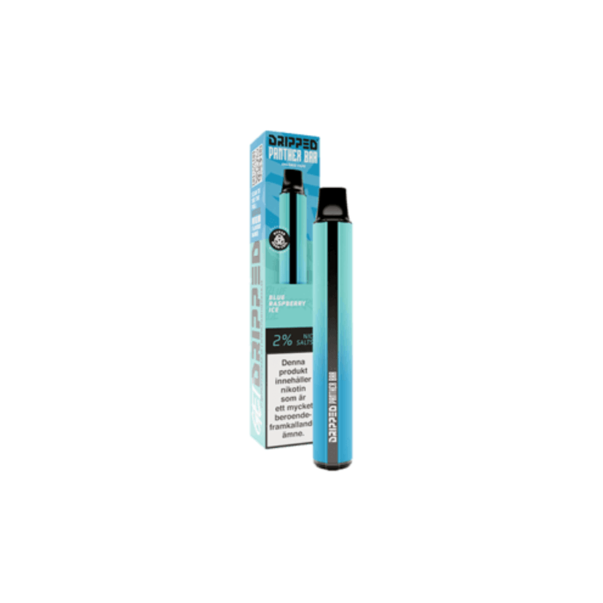 Dripped panther bar | Engångs Vape | 20mg/ml panther-bar-blue-raspberry-ice-vapespecialisten