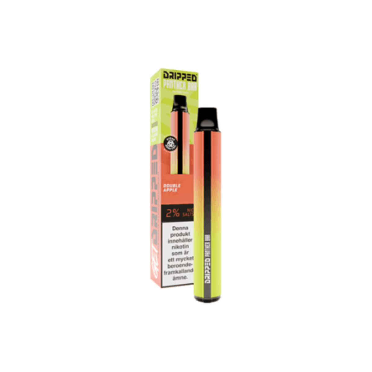 Dripped panther bar | Engångs Vape | 20mg/ml panther-bar-double-apple-vapespecialisten