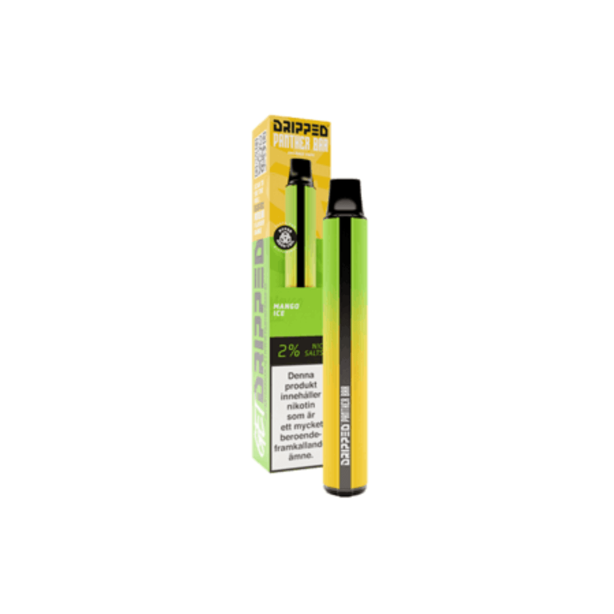 Dripped panther bar | Engångs Vape | 20mg/ml panther-bar-mango-ice-vapespecialisten