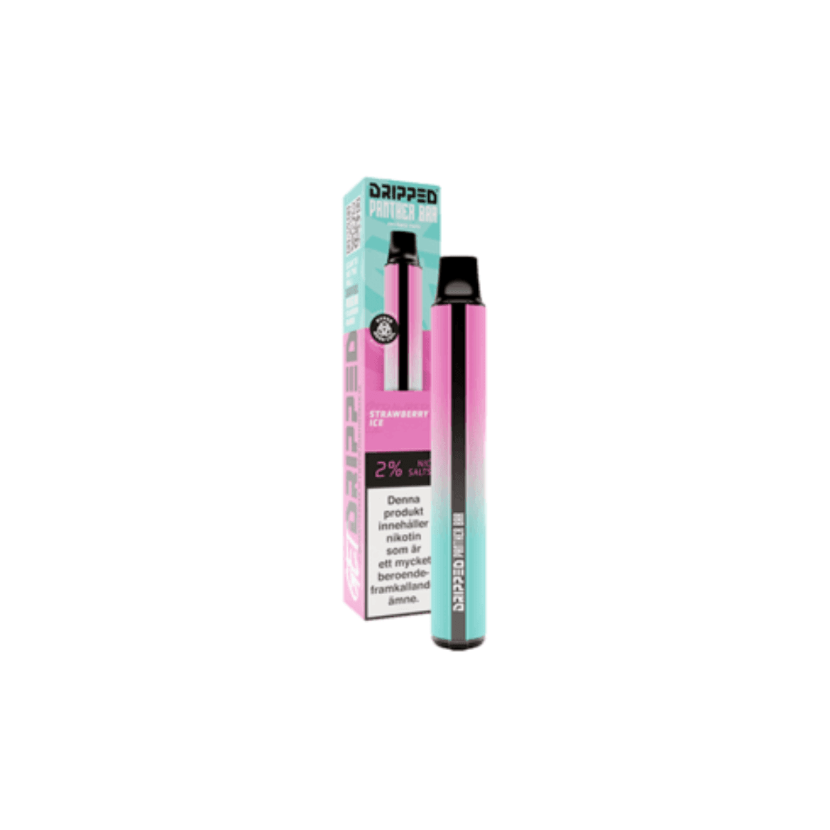 Dripped panther bar | Engångs Vape | 20mg/ml panther-bar-sour-apple-vapespecialisten
