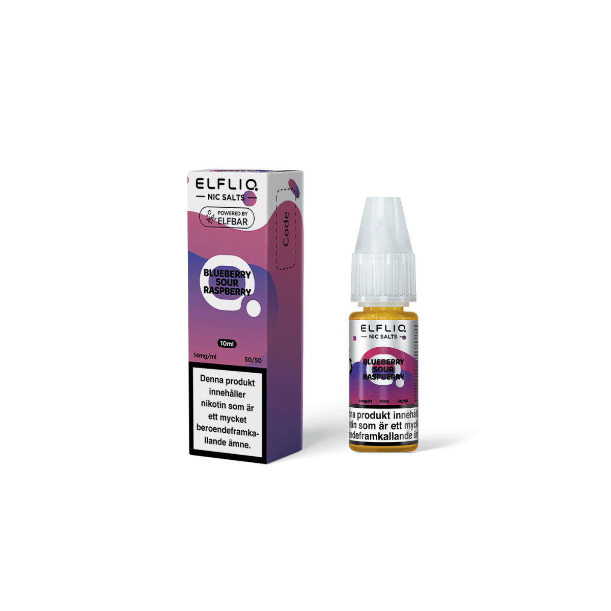 Elfliq Salt | E-juice 10ml/14mg elfliq-blueberry-sour-raspberry-10ml-e-juice-vapespecialisten
