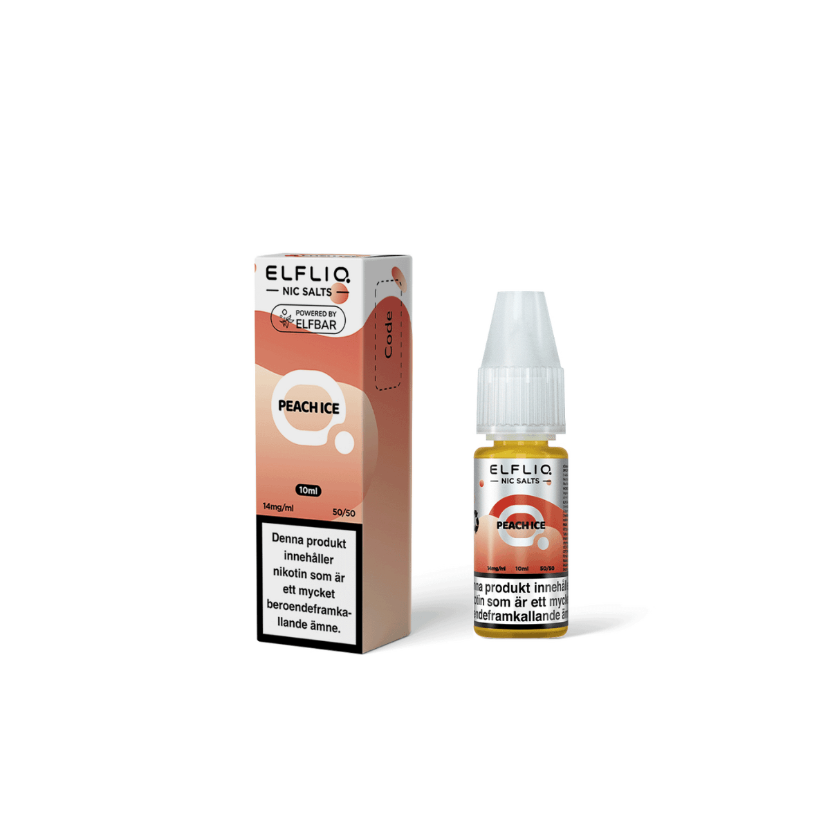 Elfliq Salt | E-juice 10ml/14mg elfliq-peach-ice-10ml-e-juice-vapespecialisten