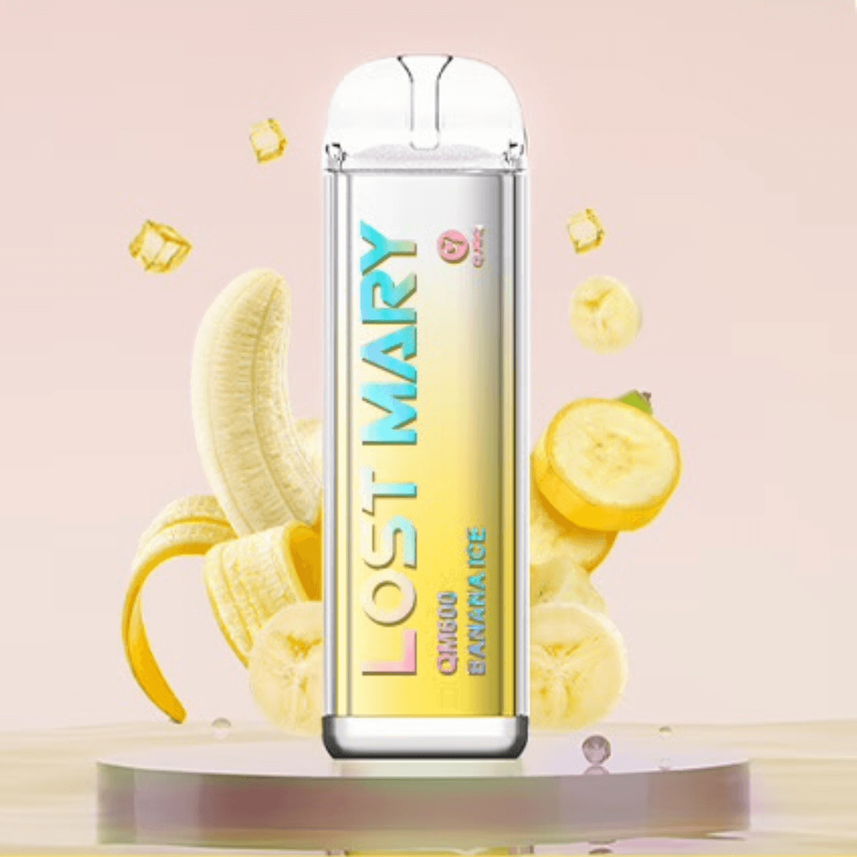 Lost Mary QM600 | Engångs Vape | 20mg/ml lost- mary-qm600-banana-ice-vapespecialisten