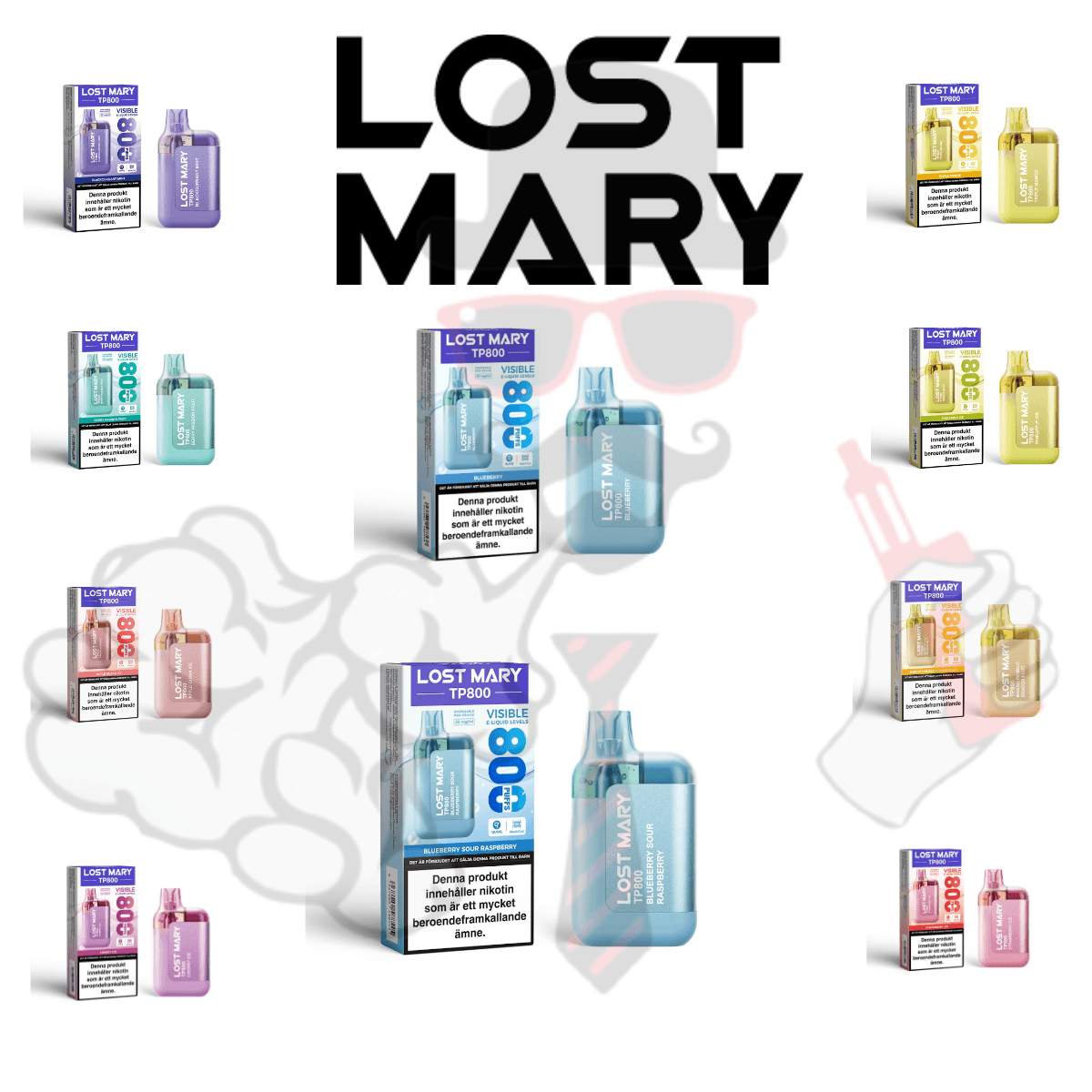 Vape.zip - vapespecialisten-Lost Mary TP800 Lost Mary TP800 Engångsvape - 800 Puffar