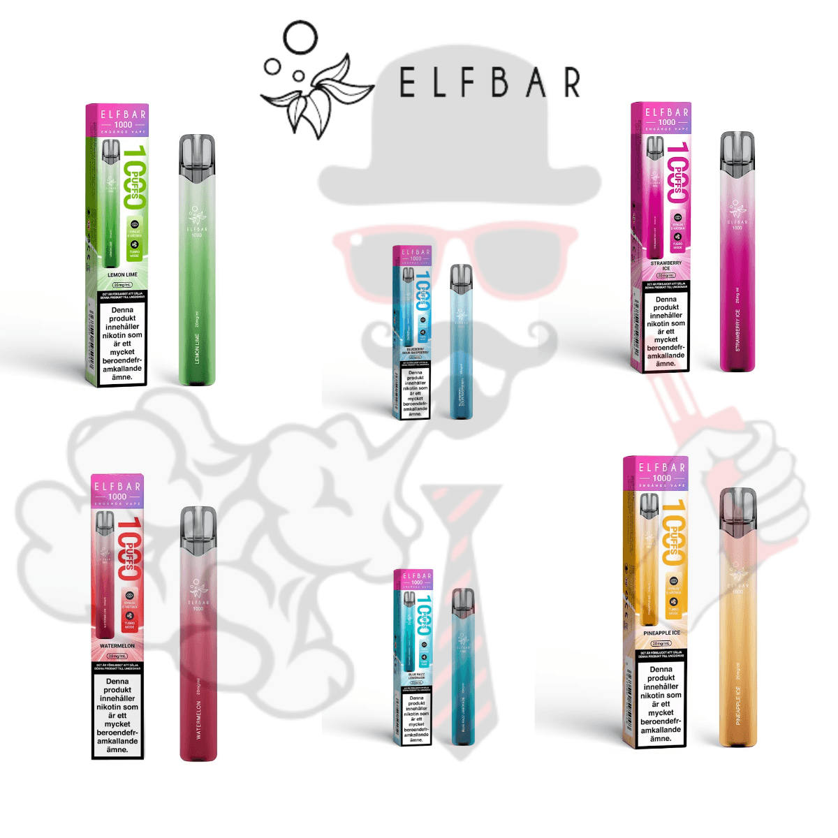 vapespecialisten-elf-bar-1000 ELF Bar 1000 engångsvape med 20mg