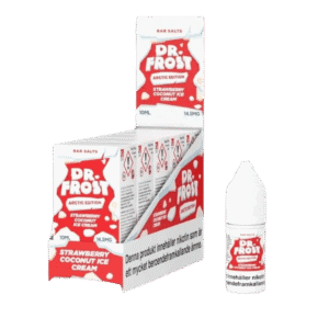Dr Frost Salt | E-Juice 10ml/14,5mg dr-frost_barsalt_strawberry-coconut-ice-cream-vapespecialisten