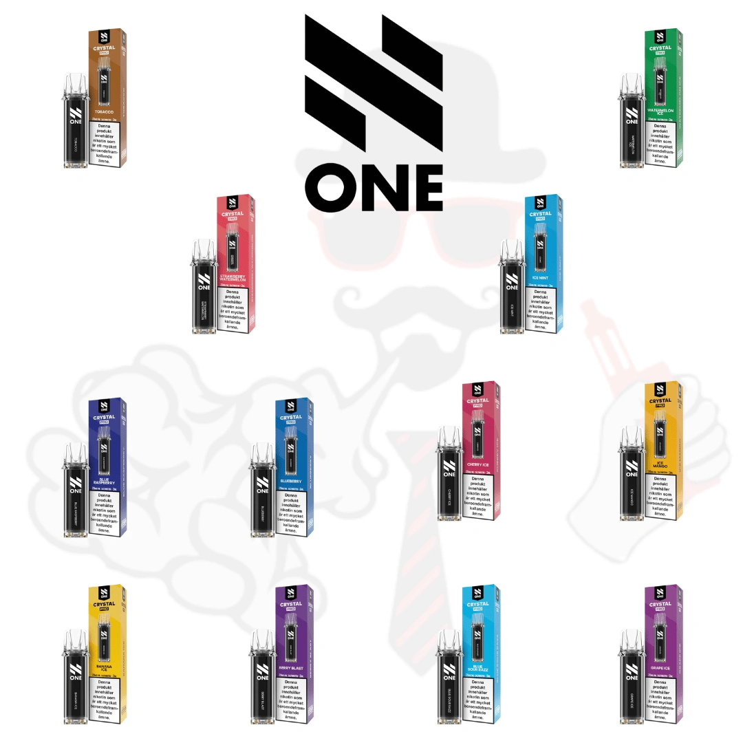 n-one-crystal-pro-pod-system-prefilled-single-box N One Crystal PRO | Engångs Pod | 20mg/ml