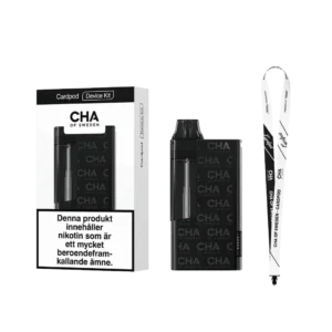 CHA Of Sweden | E-cigg cardpod-black-single-pack-lanyard-vapespecialisten