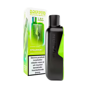 spearmint-dripped-fusion-split-pod-single-vapespecialisten