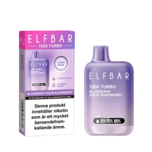 elfbar1000 turbo blueberry sour raspberry vapespecialisten